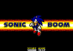 Sonic Boom (hack) Title Screen